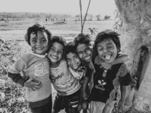 Children smiling